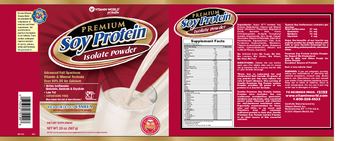 Vitamin World Premium Soy Protein Isolate Powder Vanilla - supplement