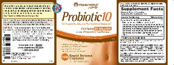 Vitamin World Probiotic 10 - supplement