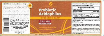 Vitamin World Probiotic Acidophilus - supplement