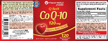Vitamin World Q-Sorb Co Q-10 120mg - supplement