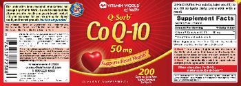 Vitamin World Q-Sorb Co Q-10 50 mg - supplement