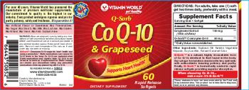 Vitamin World Q-Sorb Co Q-10 & Grapeseed - supplement