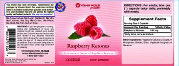 Vitamin World Raspberry Ketones - supplement