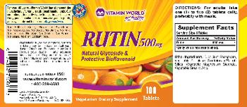 Vitamin World Rutin 500 mg - 