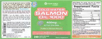 Vitamin World Salmon Oil 1000 - supplement