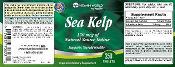 Vitamin World Sea Kelp 150 mcg - supplement