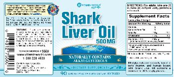 Vitamin World Shark Liver Oil 500 mg - supplement