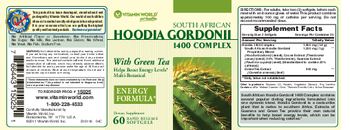 Vitamin World South African Hoodia Gordoni - supplement
