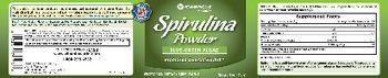 Vitamin World Spirulina Powder - vegetarian supplement
