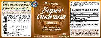 Vitamin World Super Guarana 1200 mg - 