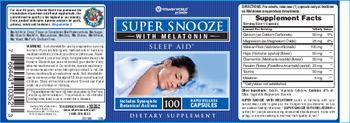 Vitamin World Super Snooze With Melatonin - supplement