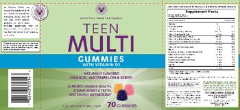 Vitamin World Teen Multi Gummies With Vitamin D3 - multivitamin supplement