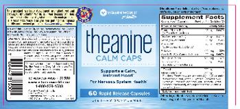 Vitamin World Theanine Calm Caps - supplement