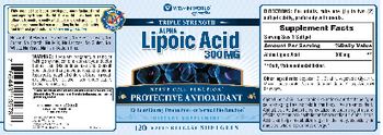 Vitamin World Triple Strength Alpha Lipoic Acid 300 mg - supplement