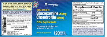 Vitamin World Triple Strength Glucosamine Chondroitin - supplement