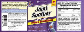 Vitamin World Triple Strength Joint Soother - supplement