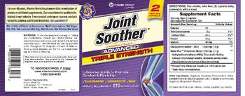 Vitamin World Triple Strength Joint Soother - supplement