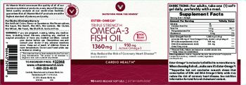 Vitamin World Triple Strength Omega-3 Fish Oil 1360 mg - supplement