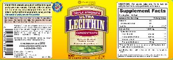 Vitamin World Triple Strength Ultra Lecithin Concentrate - supplement