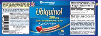 Vitamin World Ubiquinol 200 mg - supplement