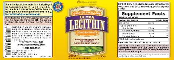 Vitamin World Ultra Lecithin Concentrate - supplement
