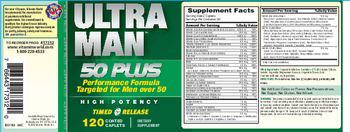 Vitamin World Ultra Man 50 Plus - supplement