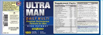 Vitamin World Ultra Man Daily Multi - supplement