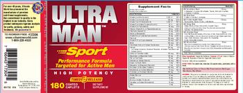 Vitamin World Ultra Man Sport - supplement