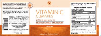 Vitamin World Vitamin C Gummies 250 mg Delicious Natural Citrus Flavor - vitamin supplement