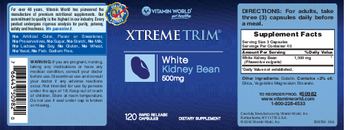 Vitamin World Xtreme Trim White Kidney Bean 500 mg - supplement