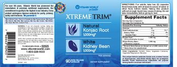 Vitamin World Xtreme Trim - supplement