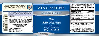 Vitamin World Zinc For Acne - supplement