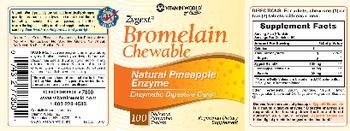 Vitamin World Zygest Bromelain Chewable - 