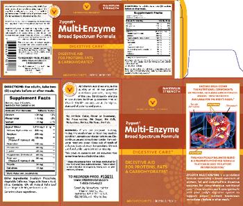Vitamin World Zygest Multi-Enzyme Broad Spectrum Formula - supplement