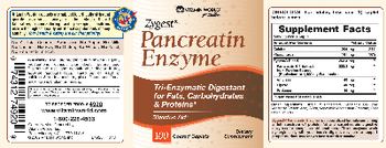 Vitamin World Zygest Pancreatin Enzyme - supplement