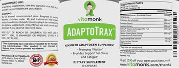 VitaMonk AdaptoTrax - supplement