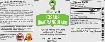 VitaMonk Cissus Quadrangularis - supplement