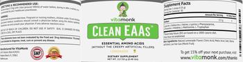 VitaMonk Clean EAAs Lemonade - supplement