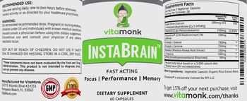 VitaMonk InstaBrain - supplement