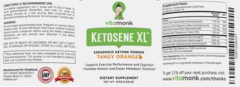 VitaMonk Ketosene XL Tangy Orange - supplement