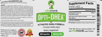 VitaMonk Opti-DHEA - supplement