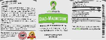 VitaMonk Quad-Magnesium - supplement