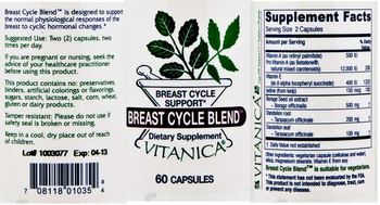 Vitanica Breast Cycle Blend - supplement