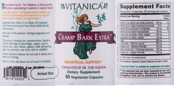 Vitanica Cramp Bark Extra - supplement