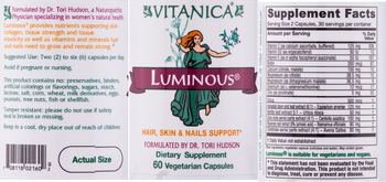 Vitanica Luminous - supplement