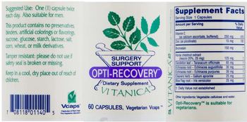 Vitanica Opti-Recovery - supplement