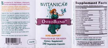 Vitanica OsteoBlend - supplement