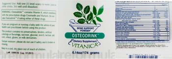 Vitanica Osteodrink - supplement