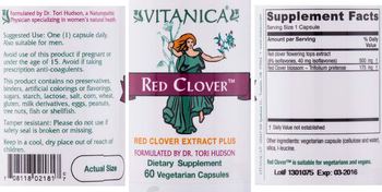 Vitanica Red Clover - supplement