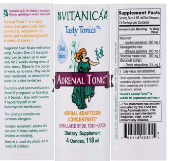 Vitanica Tasty Tonics Adrenal Tonic Chai Spice - supplement